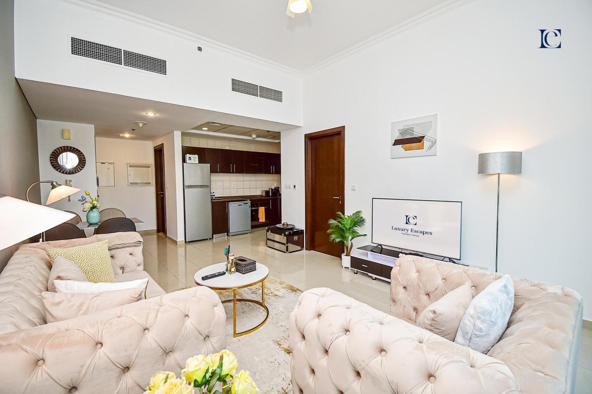 Luxury Escapes - 1Br Home With Stunning Marina View - Bay Central Marina Dubai Exteriör bild